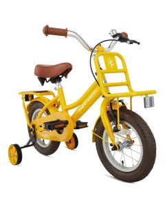 Supersuper Kinderfiets Cooper Bamboo 12 inch Geel