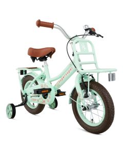 Supersuper Kinderfiets Cooper Bamboo 12 inch Pistache