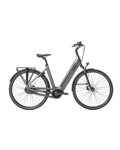 Qwic Elektrische stadsfiets Premium I i-AUTO Dames framemaat XL Zwart 400 Wh