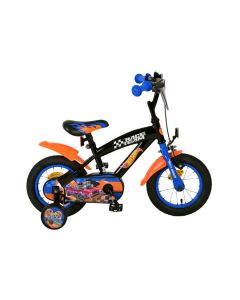 Hot Wheels Kinderfiets Jongens 12 inch Zwart Oranje Blauw Twee handremmen 2025