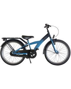 Kinderfiets 20 inch Kyoso X-Rider met remnaaf - donkerblauw/aqua