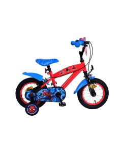 Spider Man Kinderfiets Jongens 12 inch Blauw/Rood Twee handremmen 2025