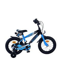 Volare Sportivo Kinderfiets Jongens 14 inch Blauw Zwart Twee Handremmen 2025
