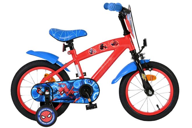 Marvel Spider-Man Kinderfiets Jongens 14 inch Rood/Blauw 2025