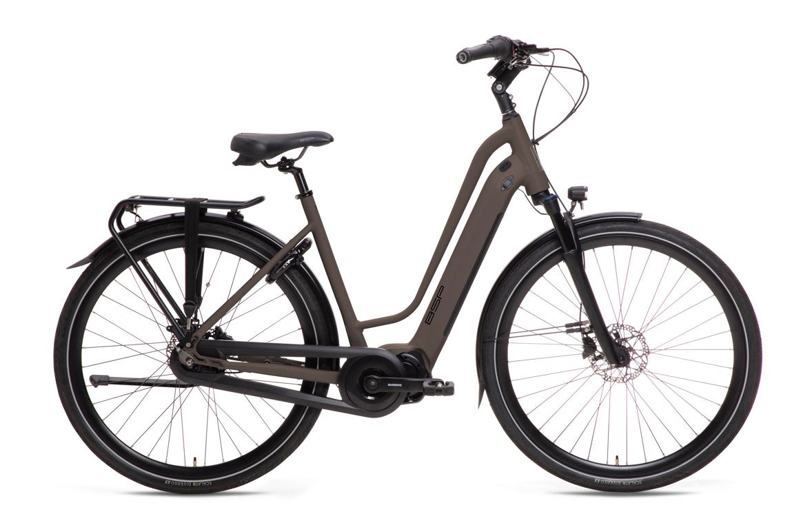 BSP Musa Elektrische fiets Dames 47 cm Bruin 504Wh BSP Musa Elektrische fiets Dames 47 cm Bruin 504Wh